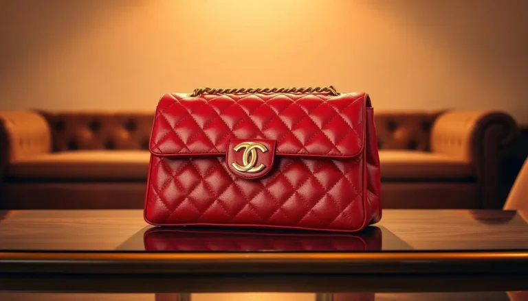 Red Chanel Bag