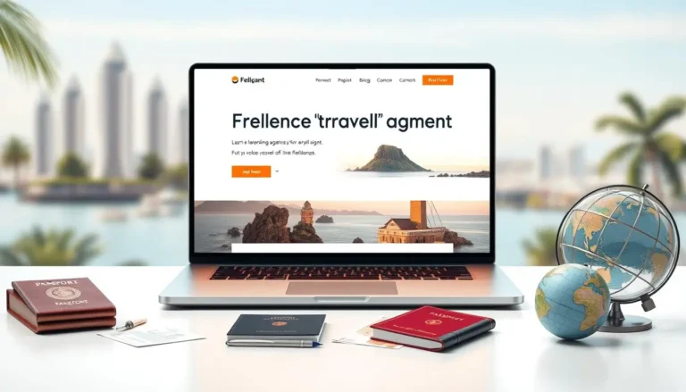 freelance travel agent online presence