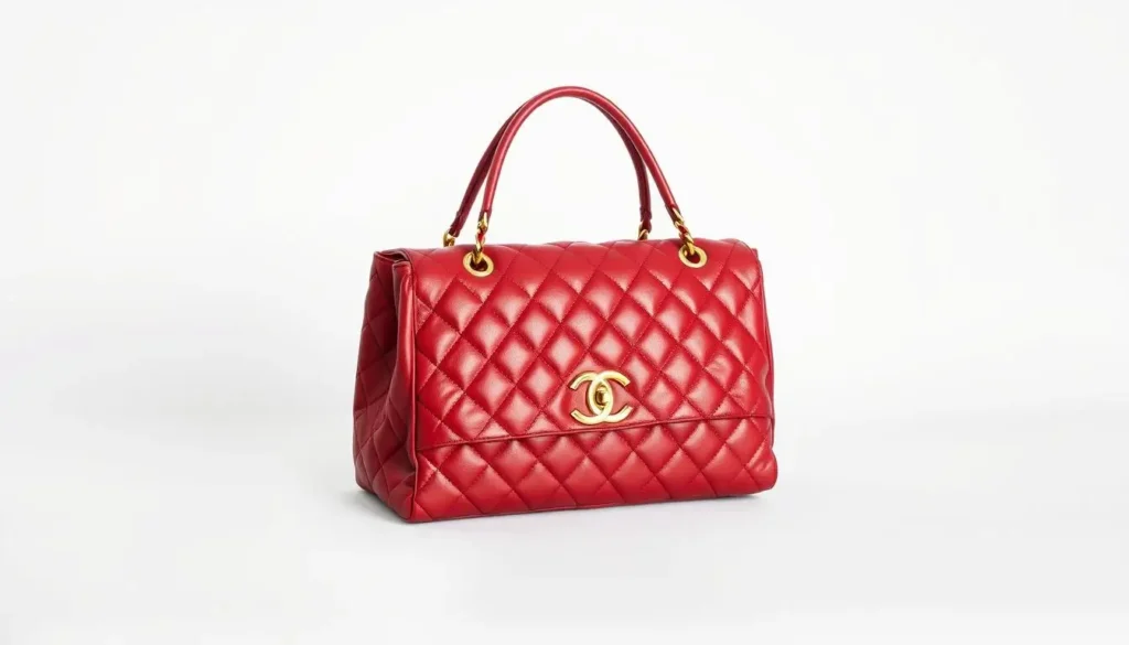 authentic Chanel red
