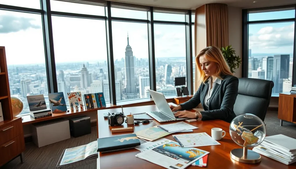 Travel agents earn from commission-based income