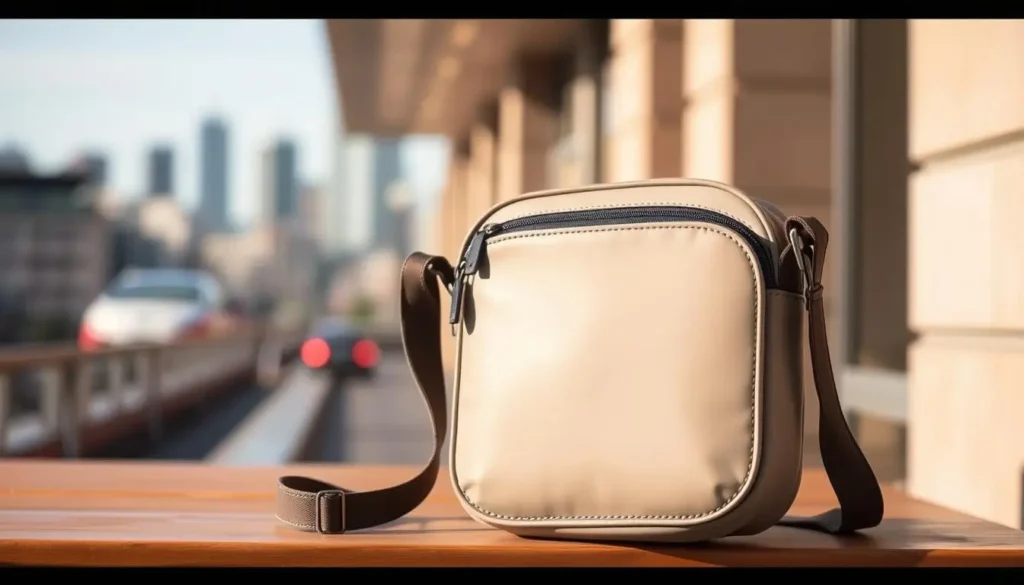 A sleek, anti-theft crossbody bag