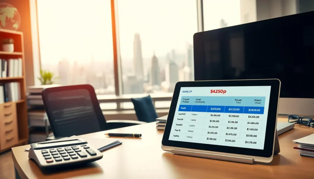 travel Agency Business professional desk