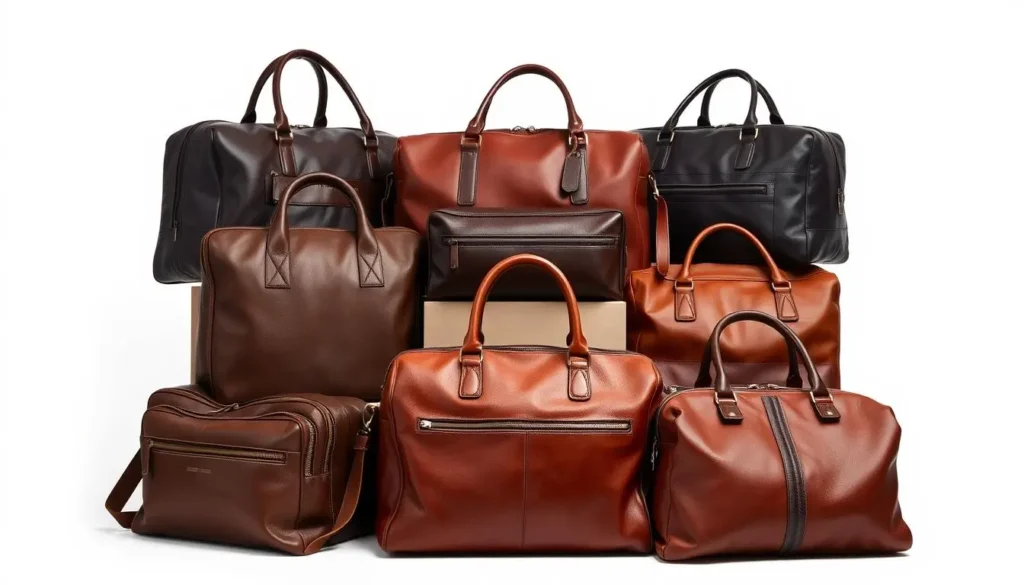 leather travel bags for men
