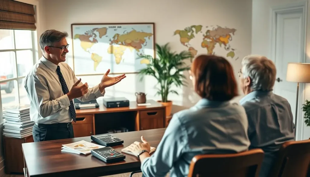 Travel agent explain a commission