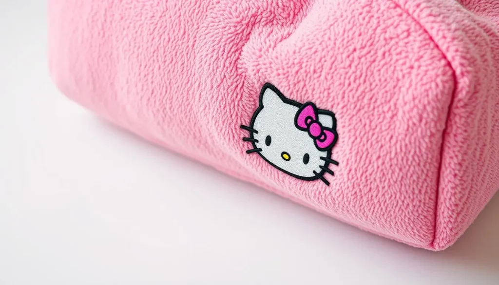 Hello Kitty duffle bag uses premium fabric