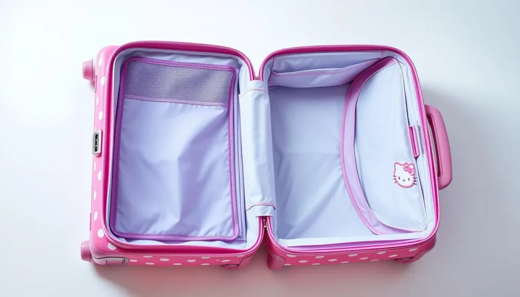 hello kitty carry on luggage size and dimensions