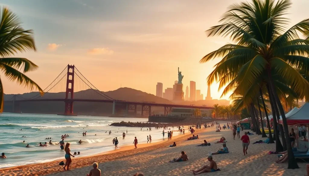 San Francisco and New York City